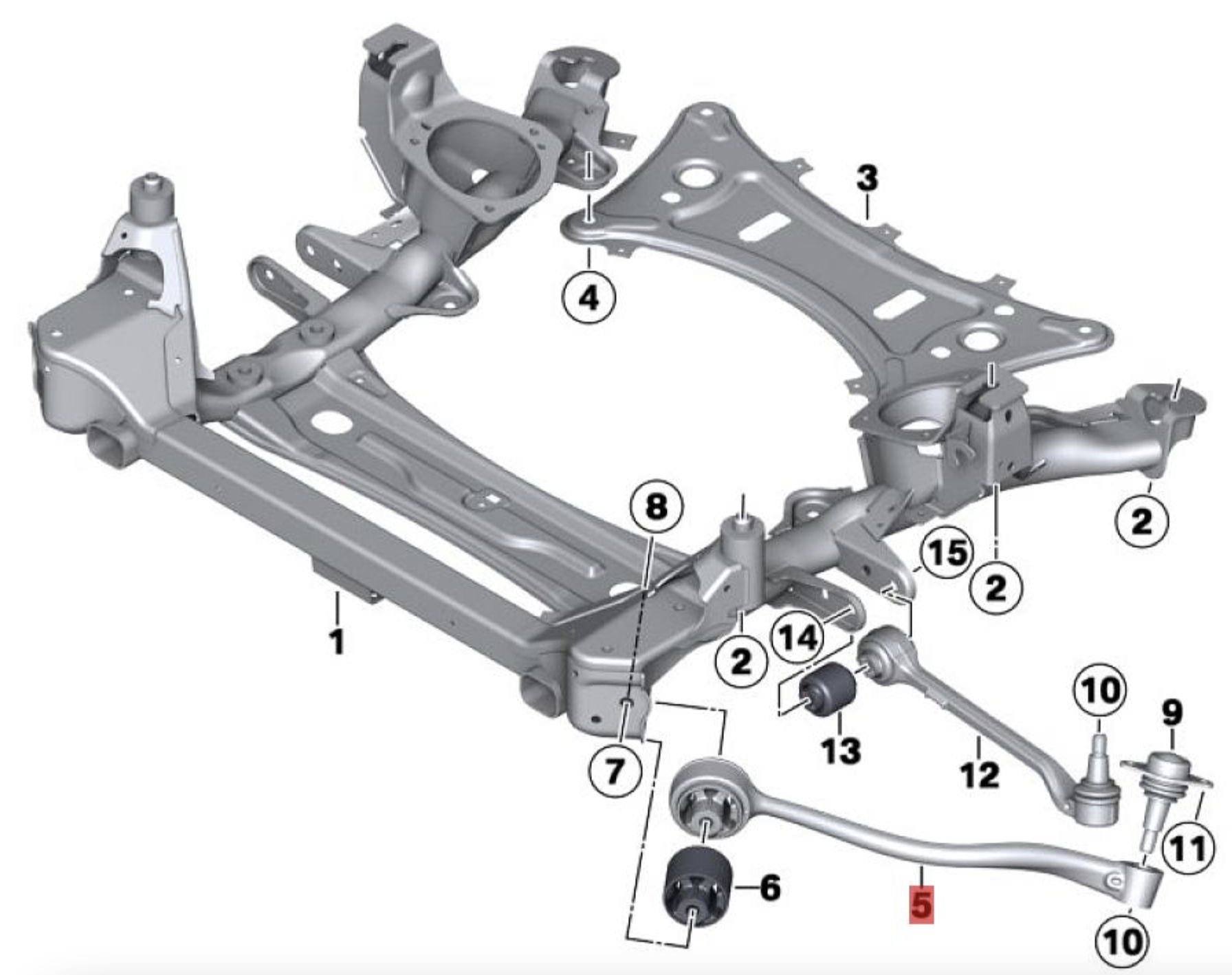BMW 로워암 F25/G01 X3 11-17 F26/G02 X4 15-18 31106787673/31106787674